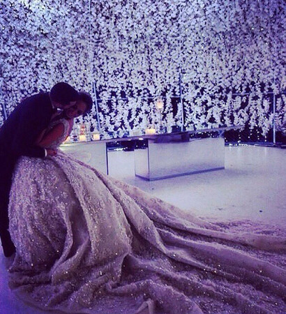 girl and boy, diamonds and glam