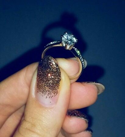 love, ring and happiness