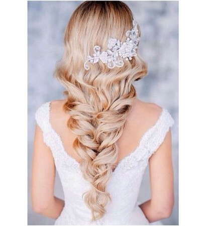 hair, fancy and wavy