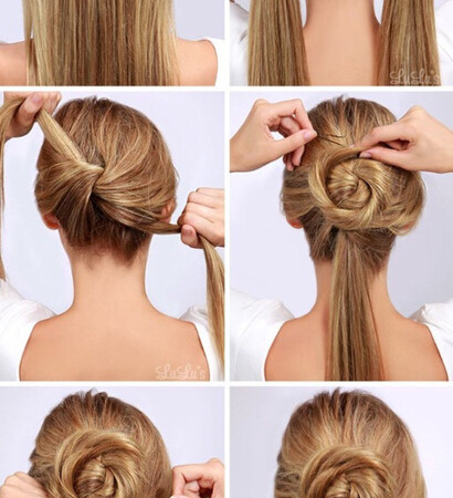 party, straight and hair