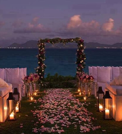luxury, marriage and beach