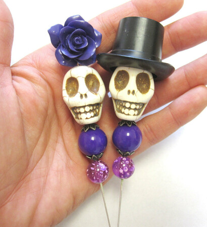 sugar skull, cake topper and caketopper