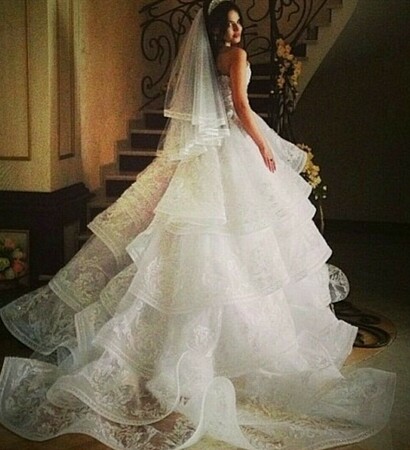 dress, girl and wedding dress