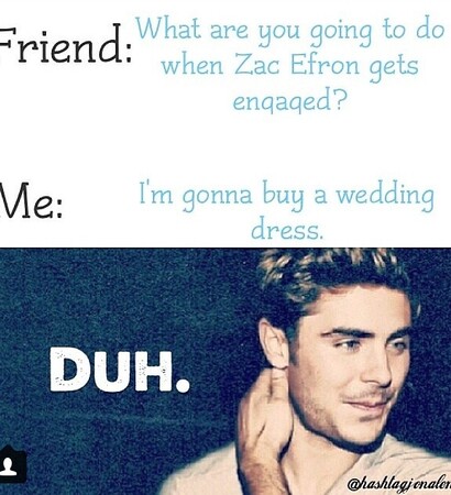 zac efron, duh and funny