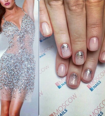 wedding nails, fashion and white