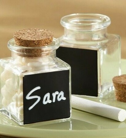 chalkboard favors, favors and wedding favors