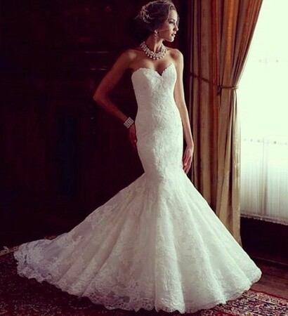 beauty, wedding dress and stile