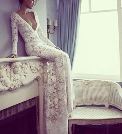 lace wedding dress, spice and wedding dress
