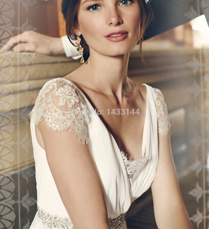 wedding dress, lace dress and bhldn