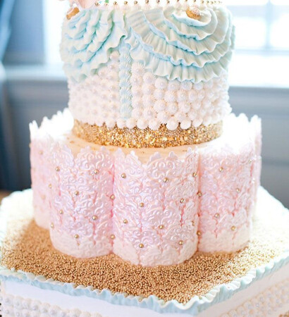 pink, sparkle and gold