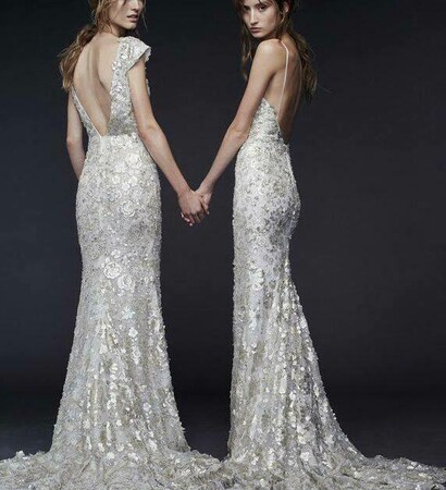 Vera Wang, silver and sparkle in so cal contest