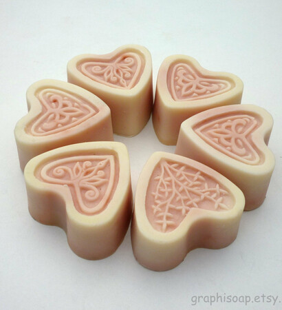 goat milk soap, anniversary gift and rose soap