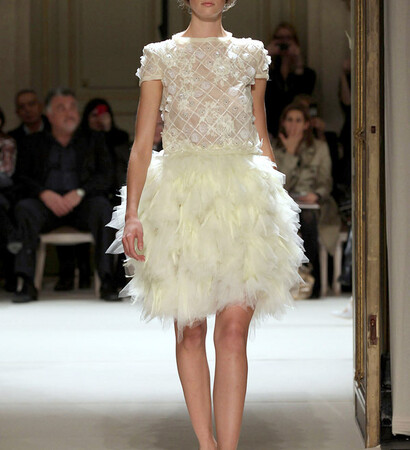 wedding dress, fashion and model