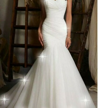 my wedding dress and en