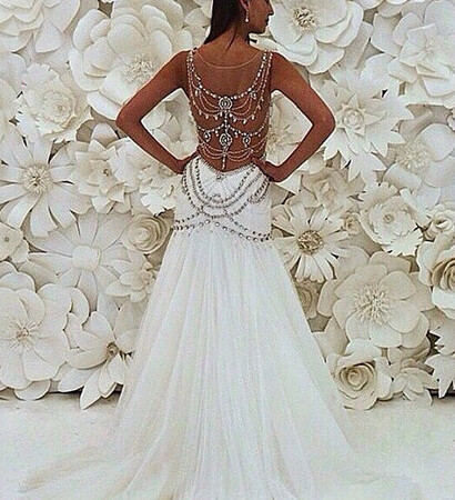 dress, behind and woman