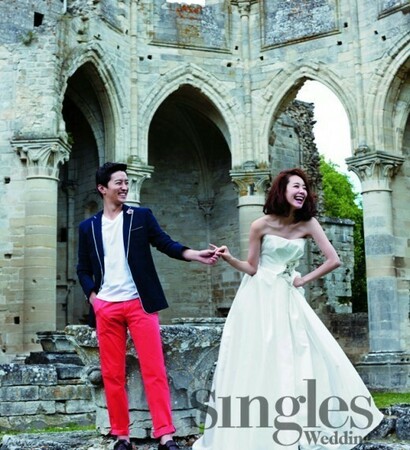 korean actress, girl and wedding photoshot
