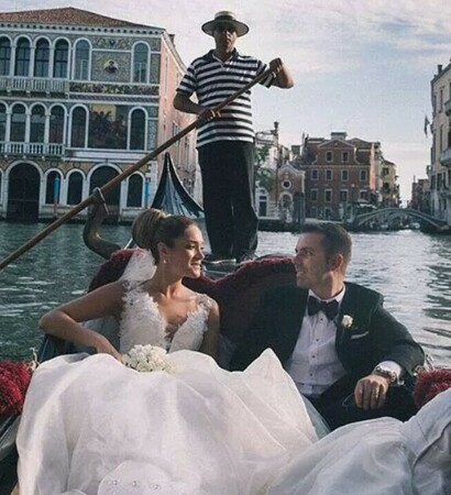 bride, venice and groom