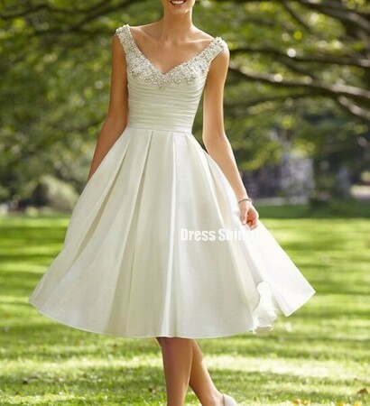 beach wedding dress, chiffon wedding dress and vintage wedding dress