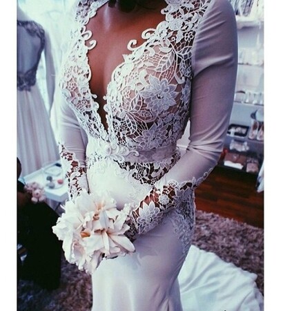 dress, beautiful and white