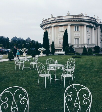 warsaw, girl and palace