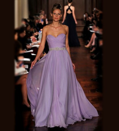 mermaid dress, make up and purple