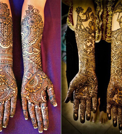 bridal, heena and mehndi