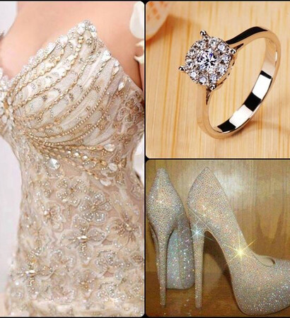 my wedding, dress and my wedding day