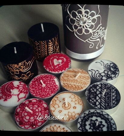 winter, christmas and candles