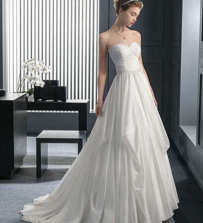 rosa clara, wedding dress and beauty