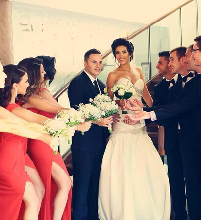 bride and groom, kosovo and albanian