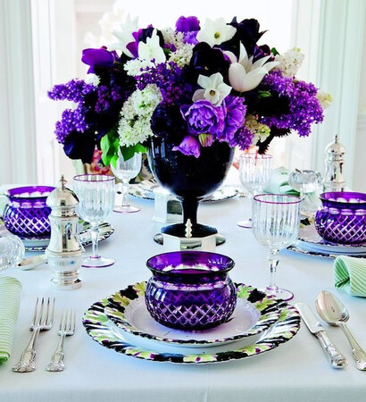flowers, dining and table