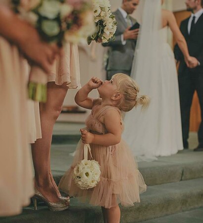 dress, bridemaid and bride