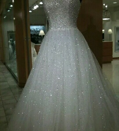 wife, glittery dress and girly