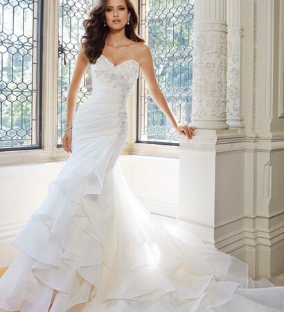 fashion wedding dress, mermaid wedding dress and court wedding dress
