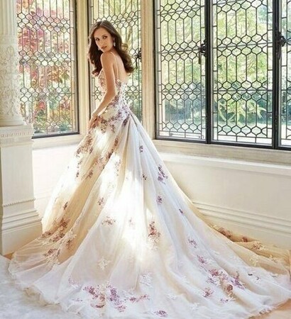 fashion, wedding dress and dress