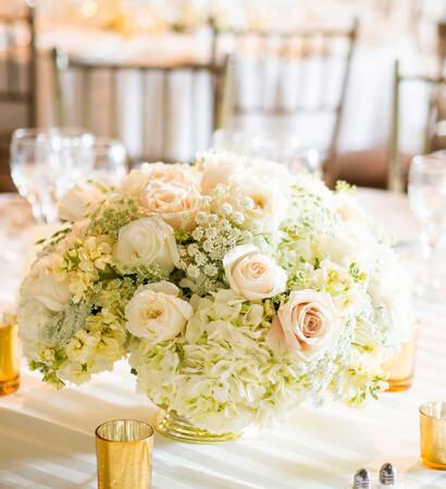 bouquet, centerpiece and white