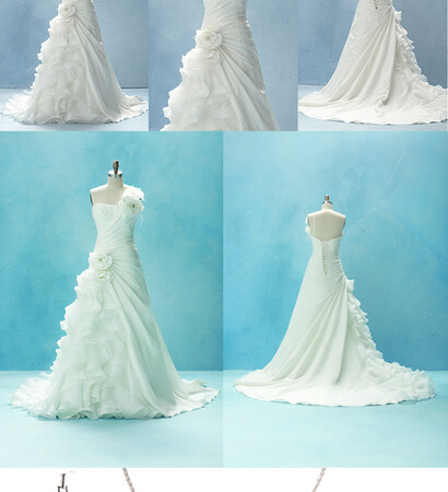jewels, ariel and disney wedding dress