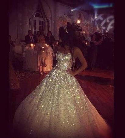 bride, crystals and luxury