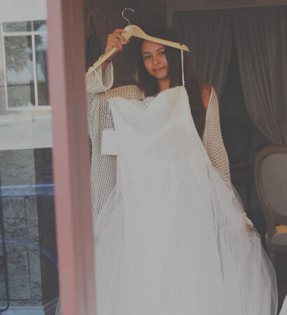 pale, pretty and dress