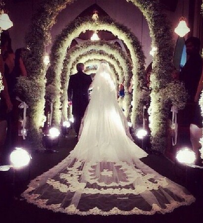 fashion, couple and wedding dress