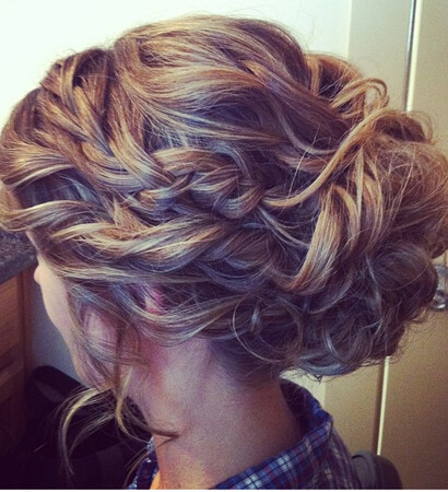 fashion, wedding hair and ombre hair