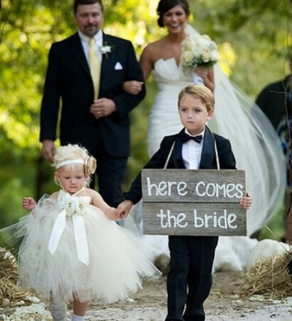 cute, bride and kids