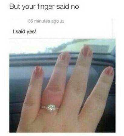 no, marry and yes