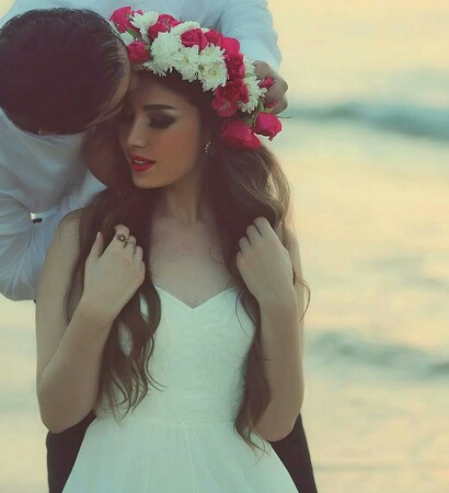 togather, rose and boy