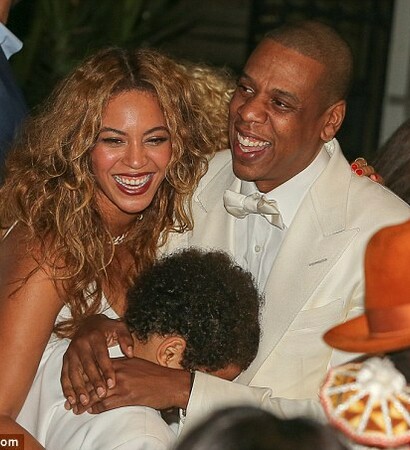 blue, mrs carter and solange wedding