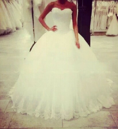 bride, long and dantel