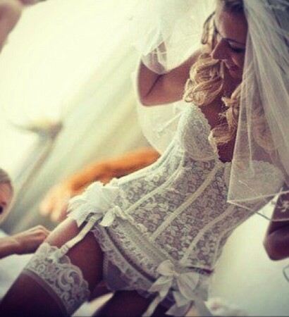 night, corset and frilly