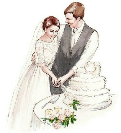 drawing, art and couple