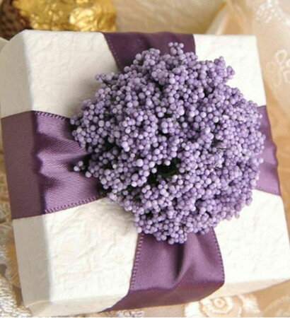 flower, box and favors