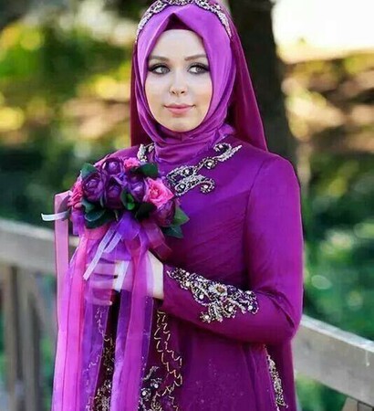 muslima, hijab and bride